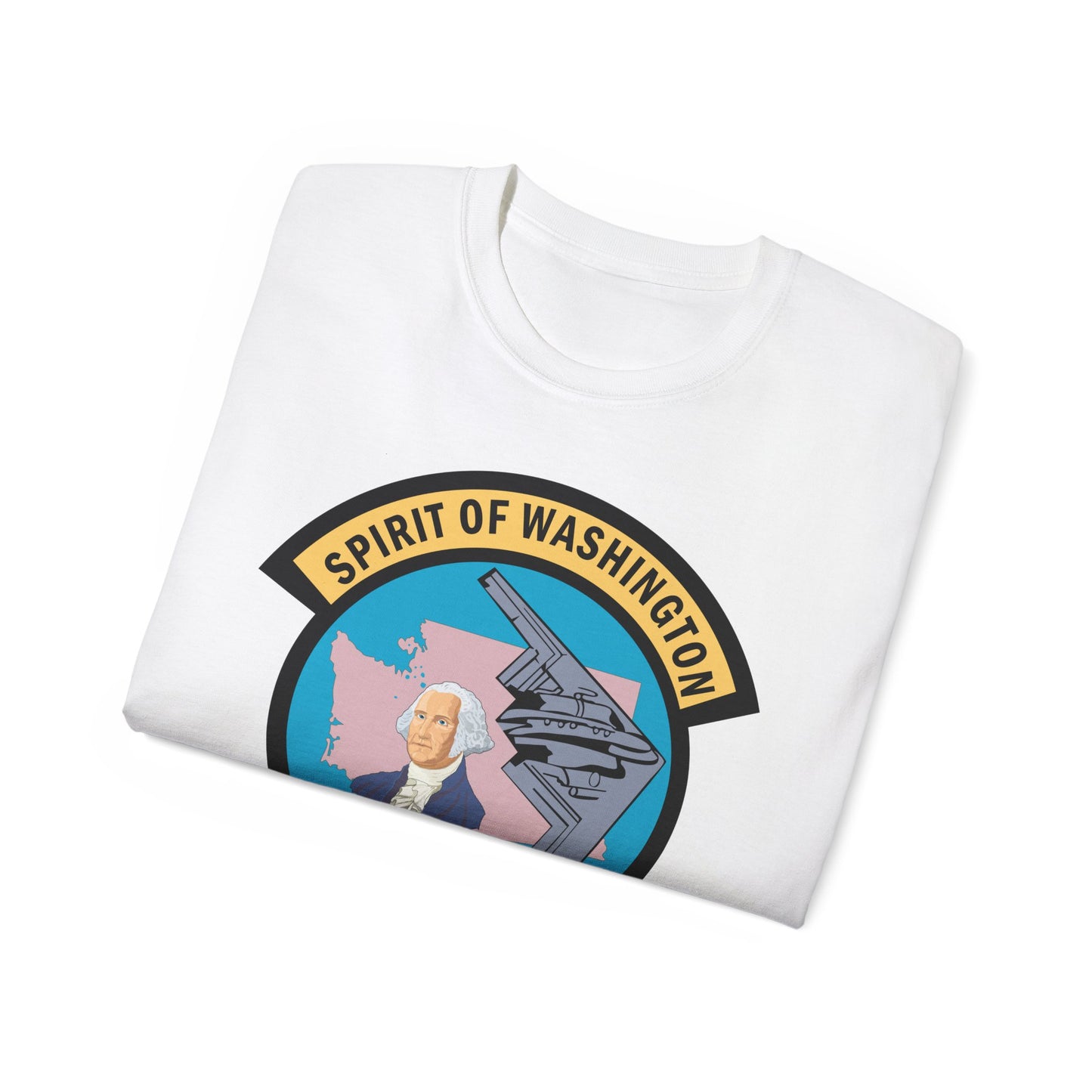 Unisex Ultra Cotton Tee - USAF - B2 - Spirit of Washington - Stealth Bomber wo txt X 300