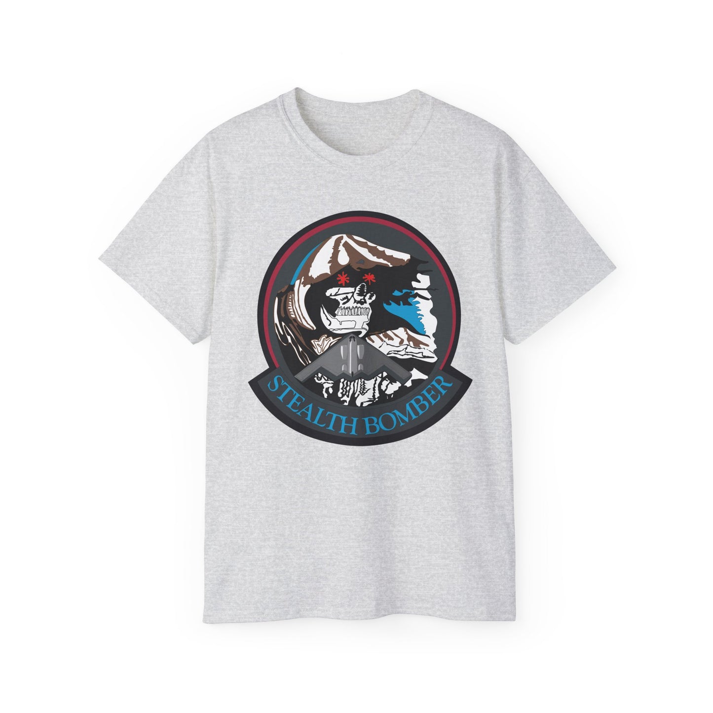 Unisex Ultra Cotton Tee - USAF - B2 - Grim Reaper - Stealth Bomber wo txt X 300