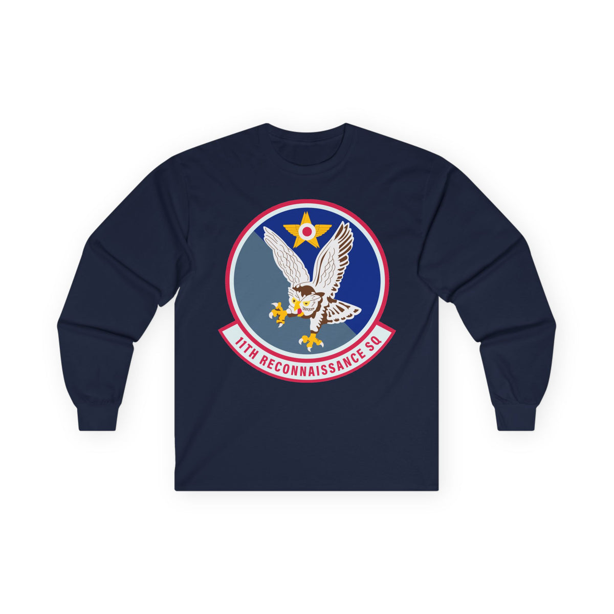 Unisex Ultra Cotton Long Sleeve Tee - USAF - 11th Attack Squadron wo txt