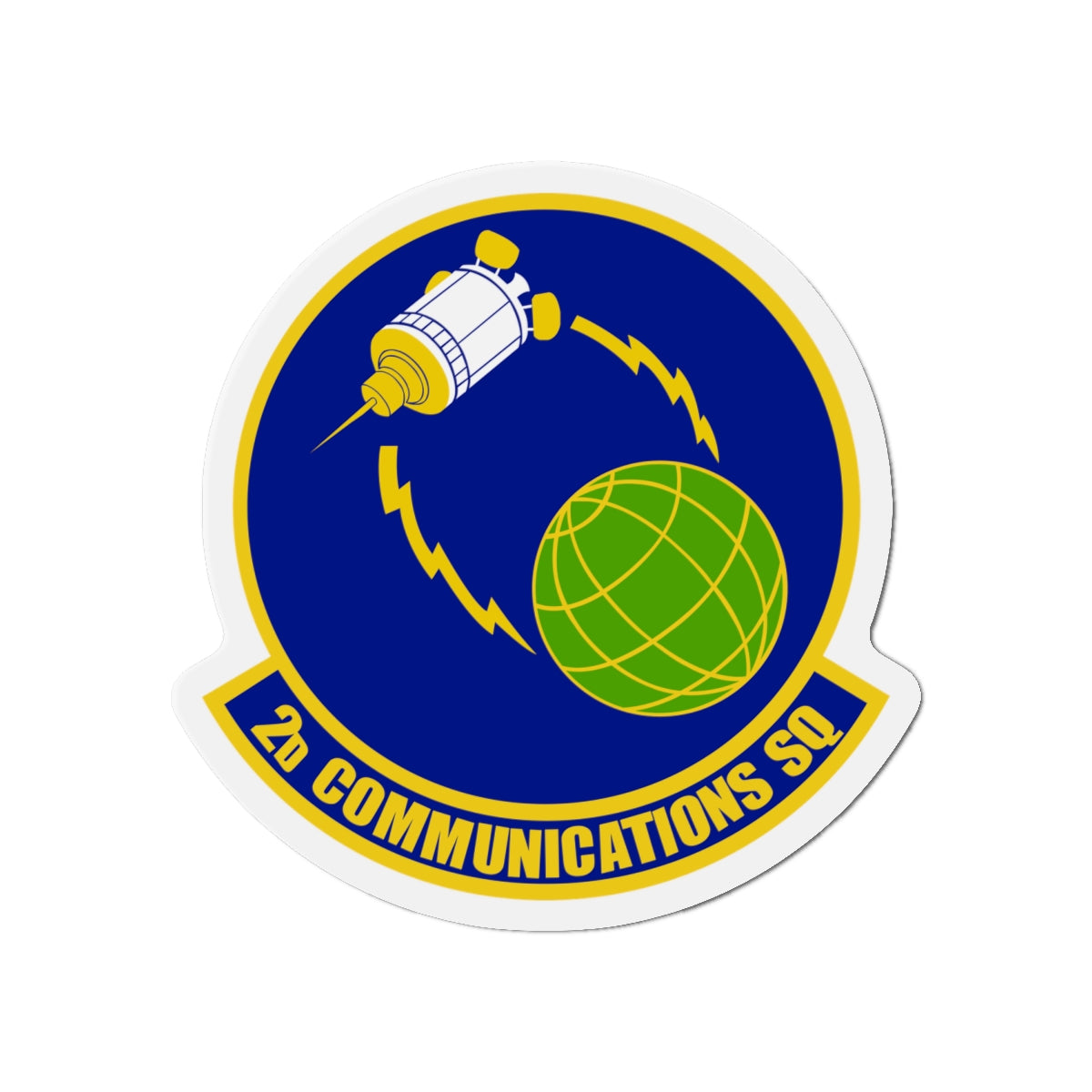 Die-Cut Magnet - USAF - 2d Communications Squadron wo txt