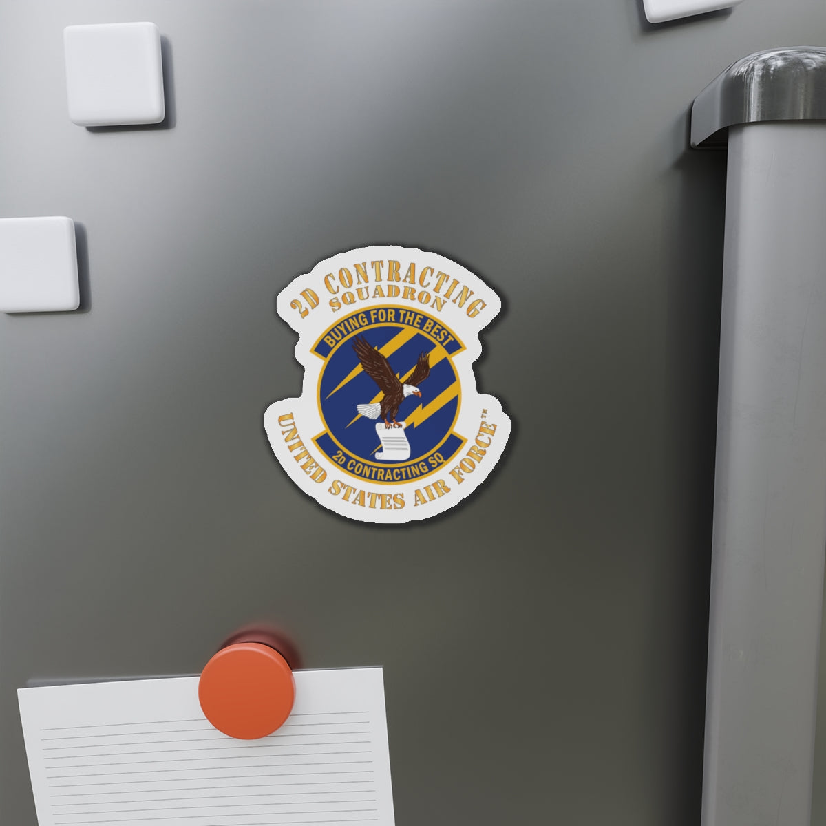 Die-Cut Magnet - USAF - 2d Contracting Squadron