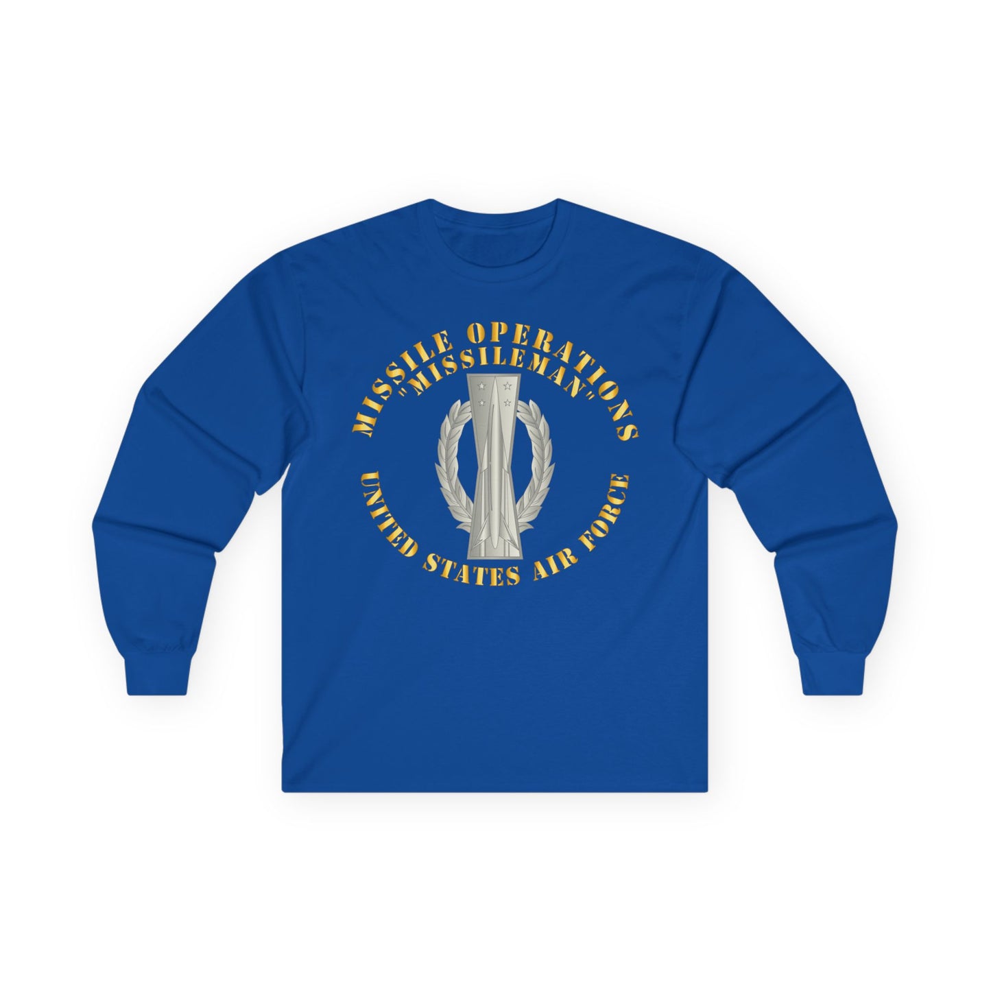 Unisex Ultra Cotton Long Sleeve Tee - USAF - Missile Operations - Missileman - Basic