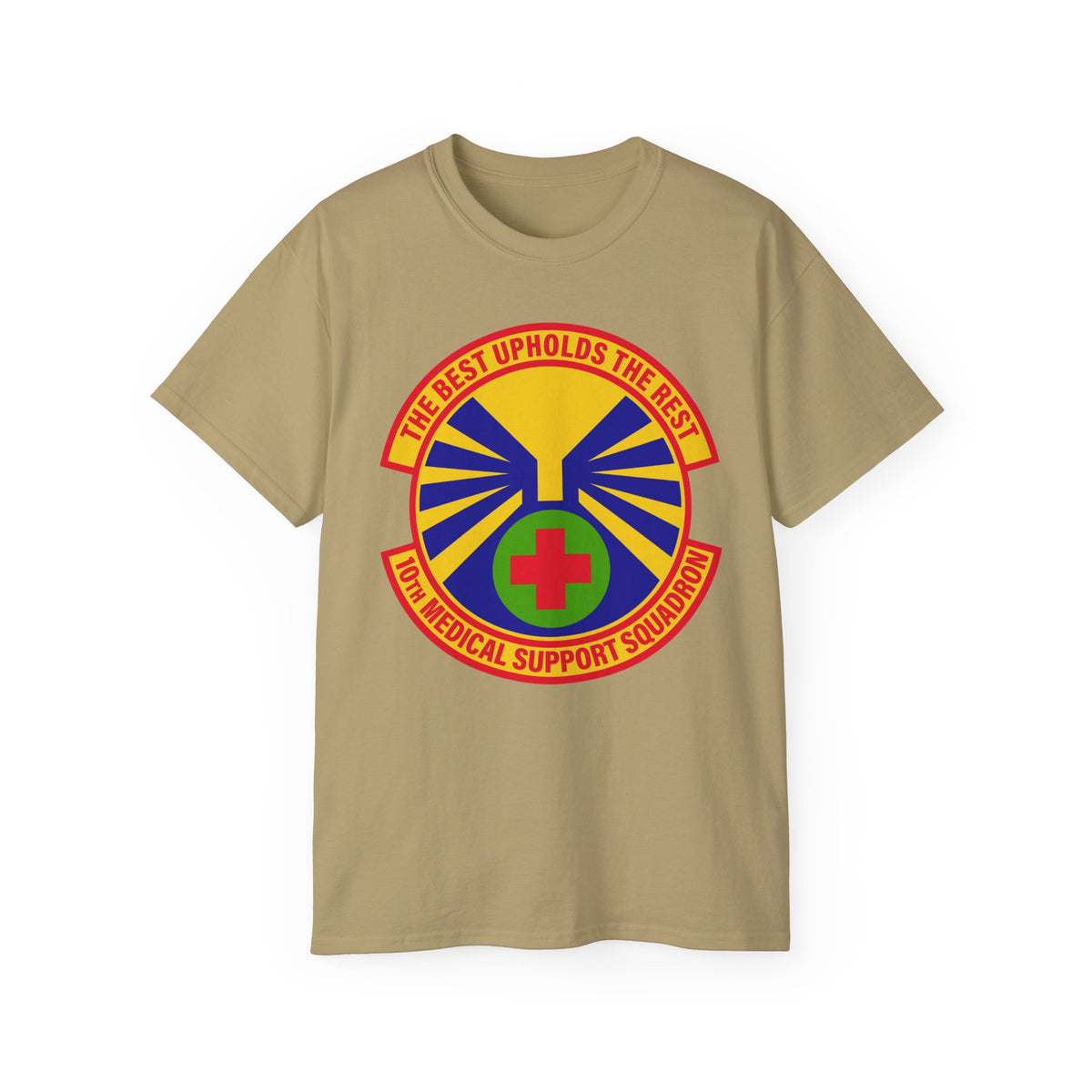 Unisex Ultra Cotton Tee - USAF - 10th Medical Support Squadron wo txt