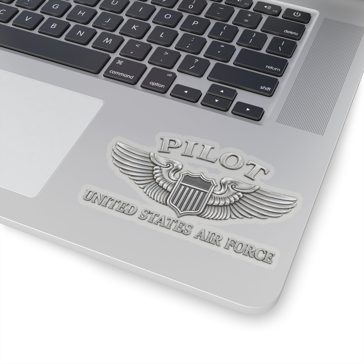 Kiss-Cut Stickers - USAF - Basic Pilot Badge - United States Air Force - 3D - Enhanced