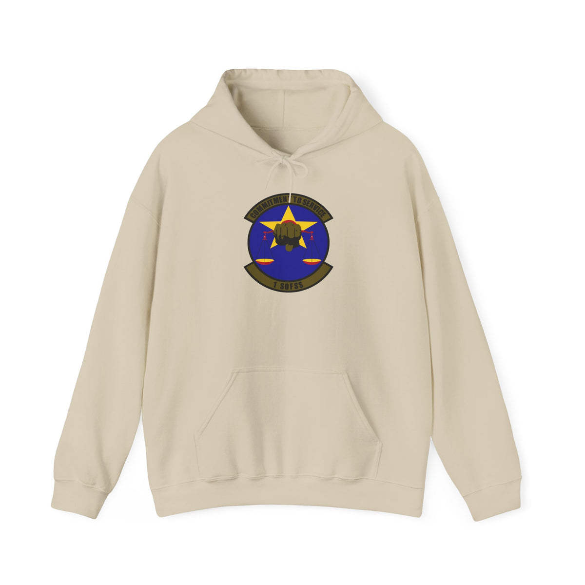 Unisex Heavy Blend Hooded Sweatshirt - USAF - 1st Special Operations Force Support Sq wo txt X 300