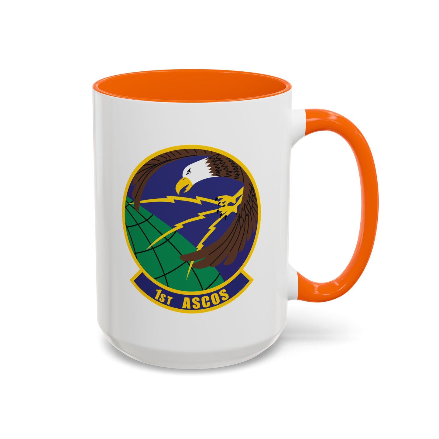 Accent Coffee Mug (11oz & 15oz) - USAF - 1st Air & Space Communications Operations Sq wo txt X 300