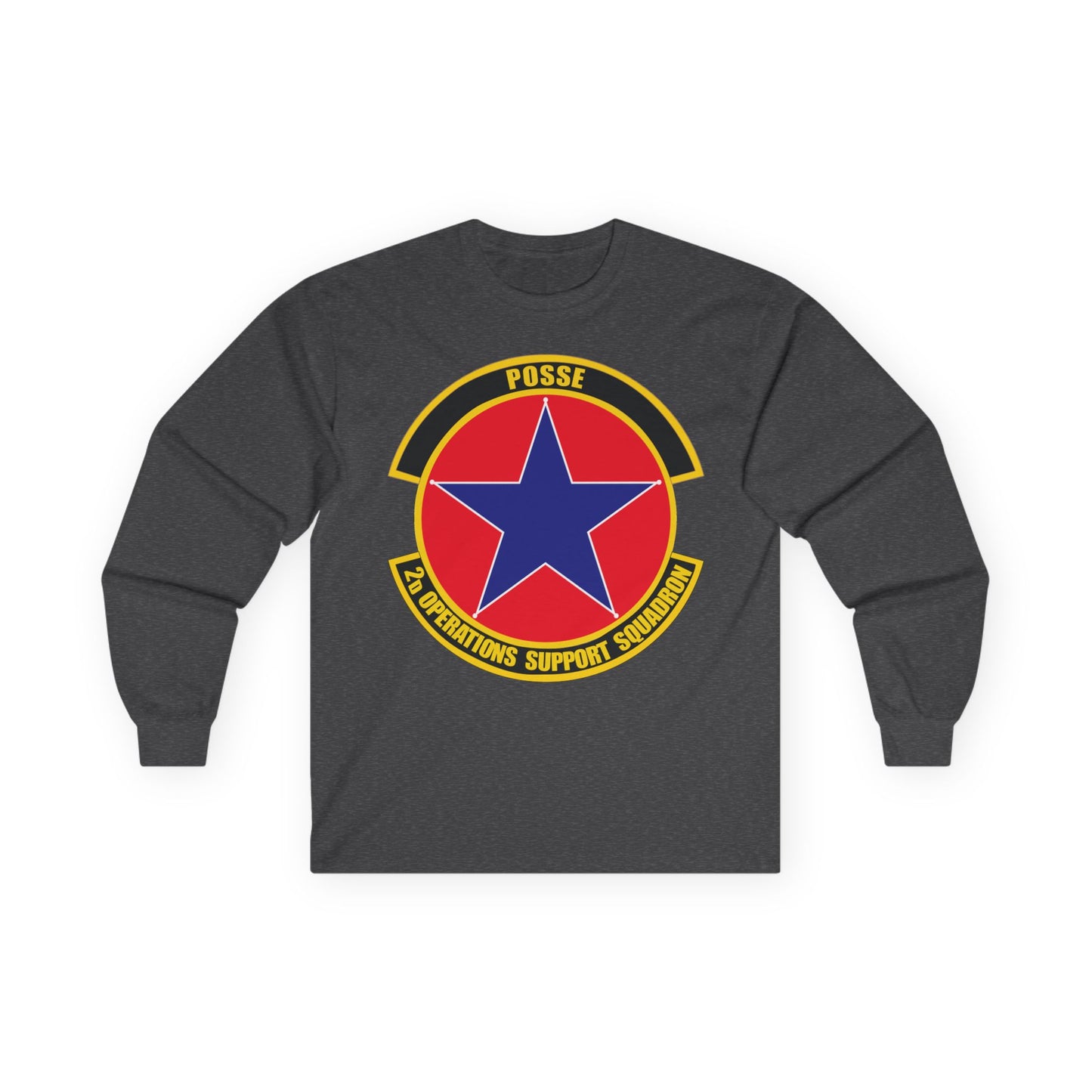 Unisex Ultra Cotton Long Sleeve Tee - USAF - 2nd Operations Support Squadron wo txt