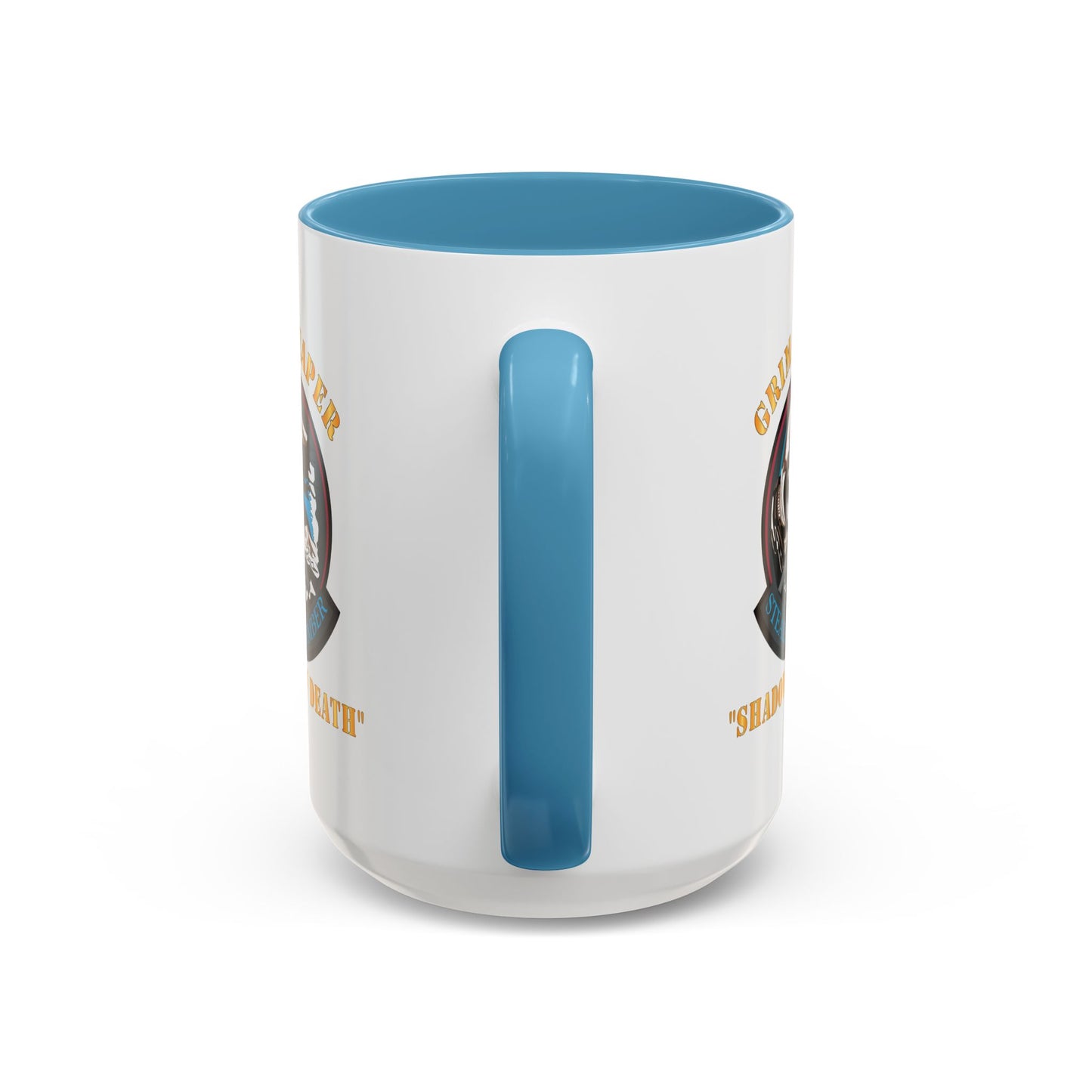 Accent Coffee Mug (11oz & 15oz) - USAF - B2 - Grim Reaper - Stealth Bomber X 300