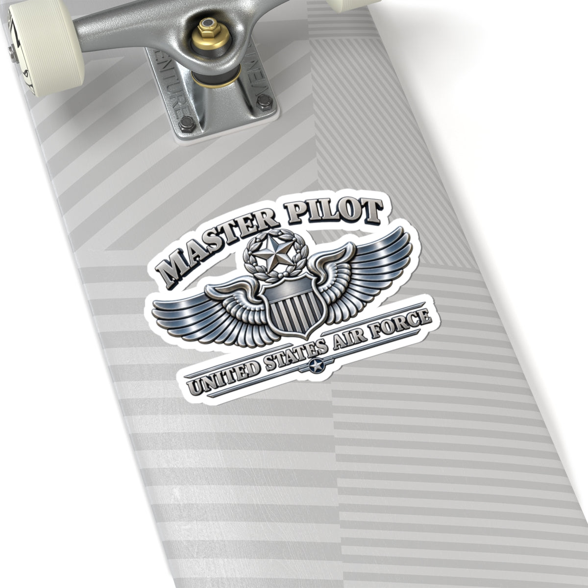 Kiss-Cut Stickers - USAF - Master Pilot Badge - United States Air Force - 3D - Enhanced