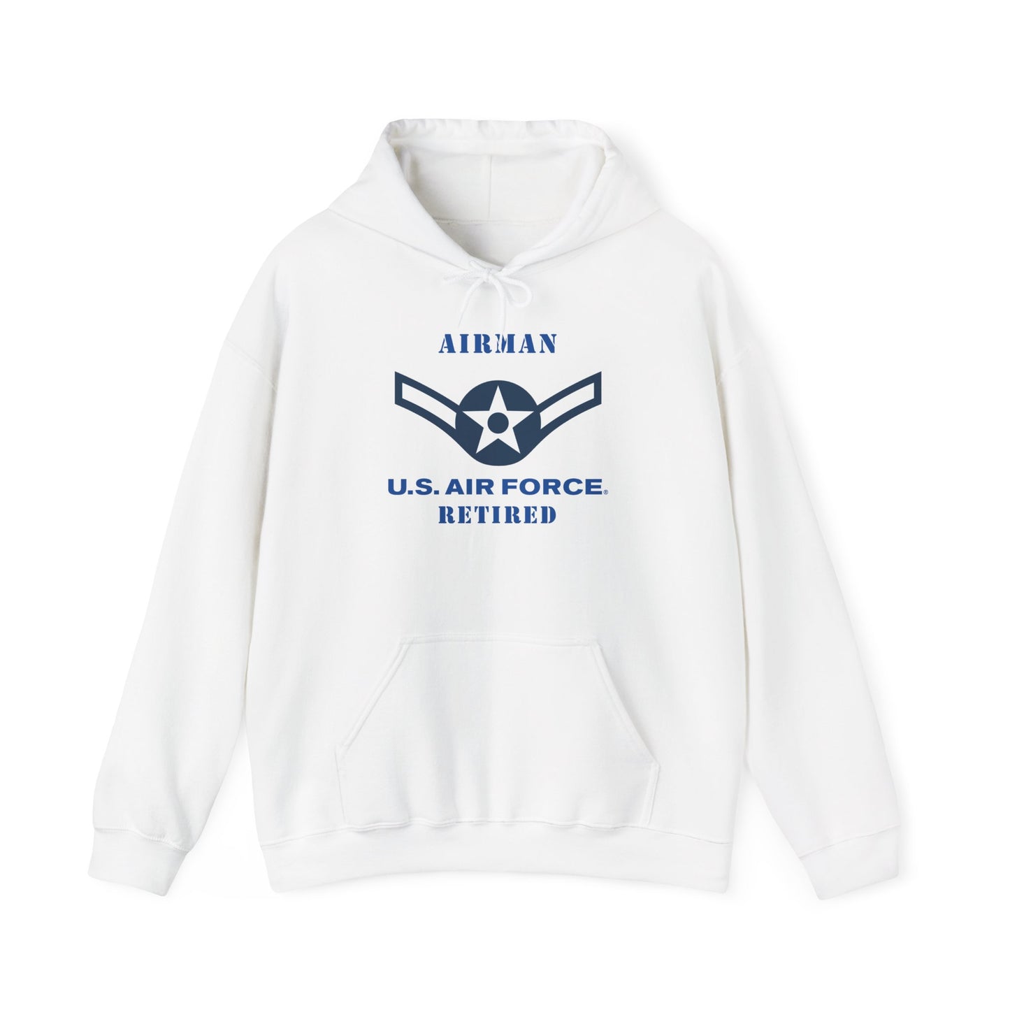 Unisex Heavy Blend Hooded Sweatshirt - USAF - Airman (E2) - 2020 - US Air Force - Retired