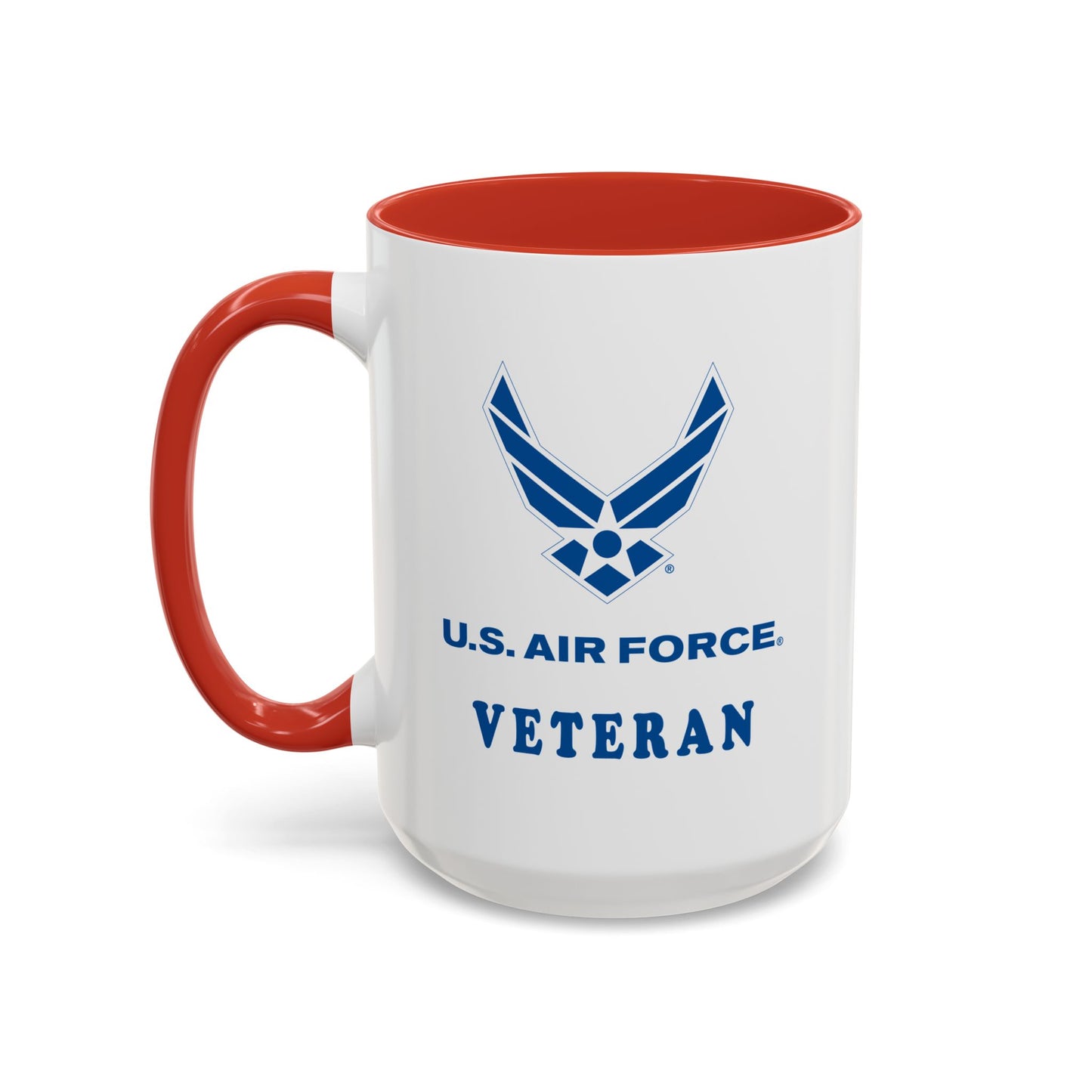 Accent Coffee Mug (11oz & 15oz) - USAF - Air Force - Veteran X 300