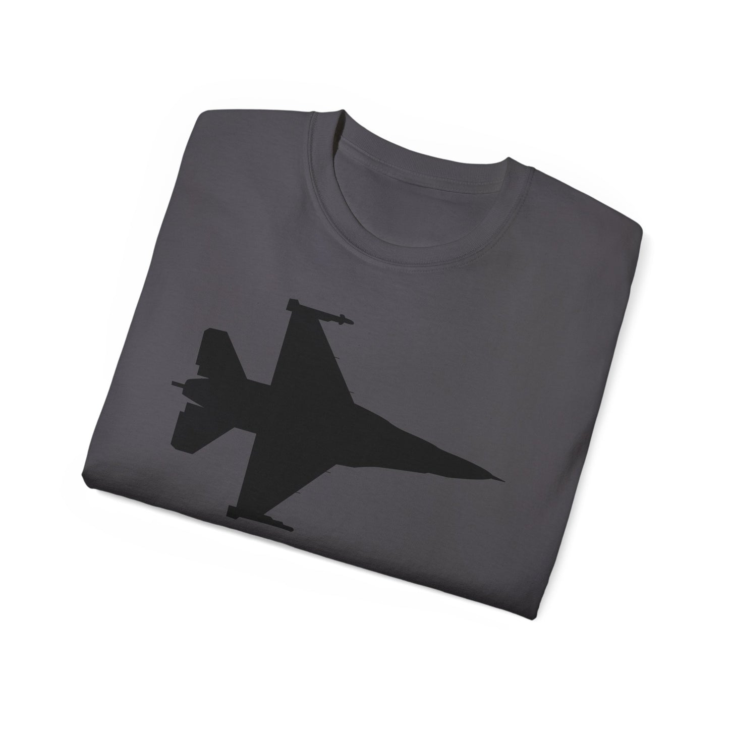 Unisex Ultra Cotton Tee - Aircraft - F-16 -Top - Silhouette - wo Txt X 300