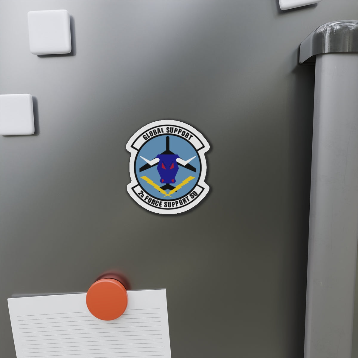 Die-Cut Magnet - USAF - 2d  Force Support Squadron wo txt