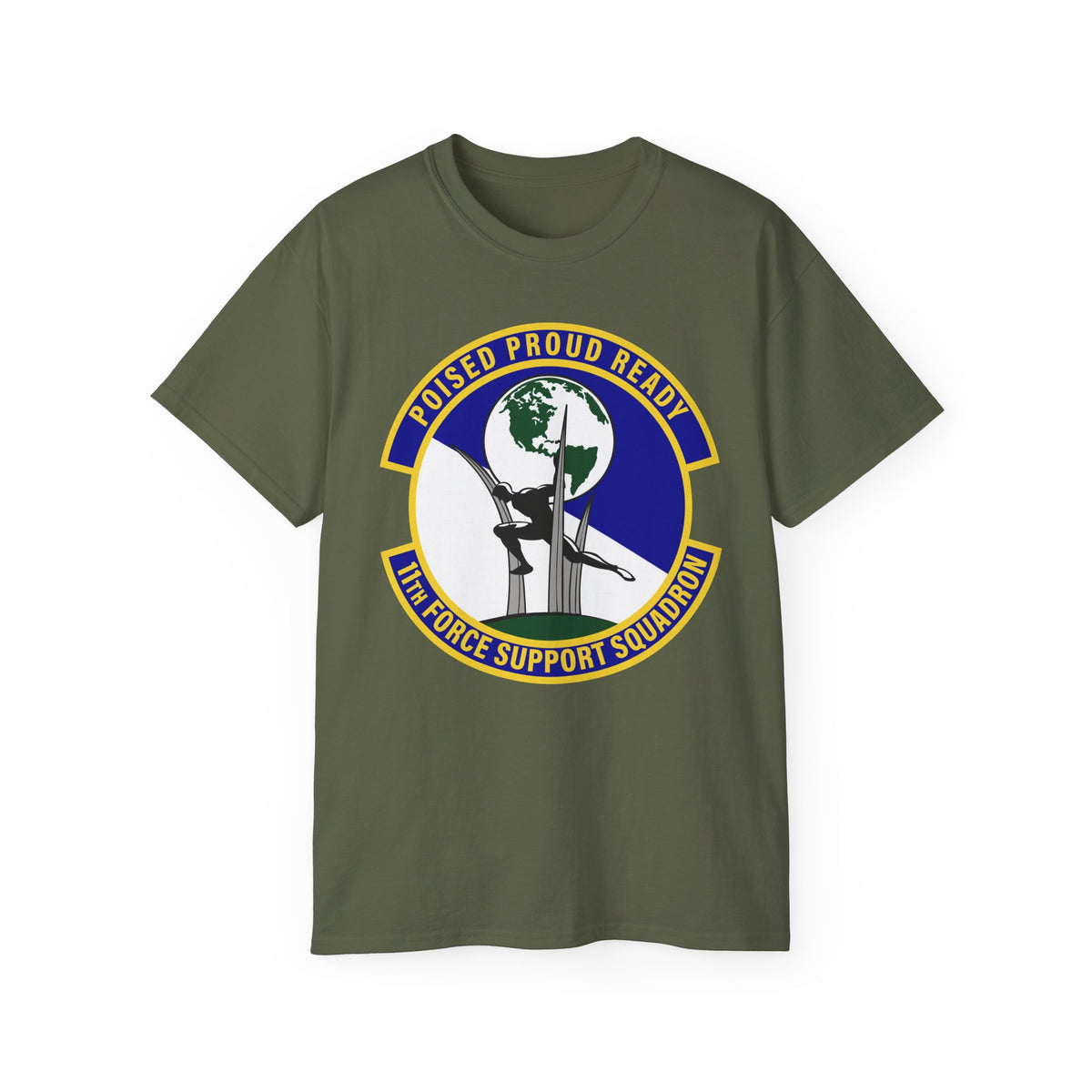 Unisex Ultra Cotton Tee - USAF - 11th Force Support Squadron wo txt