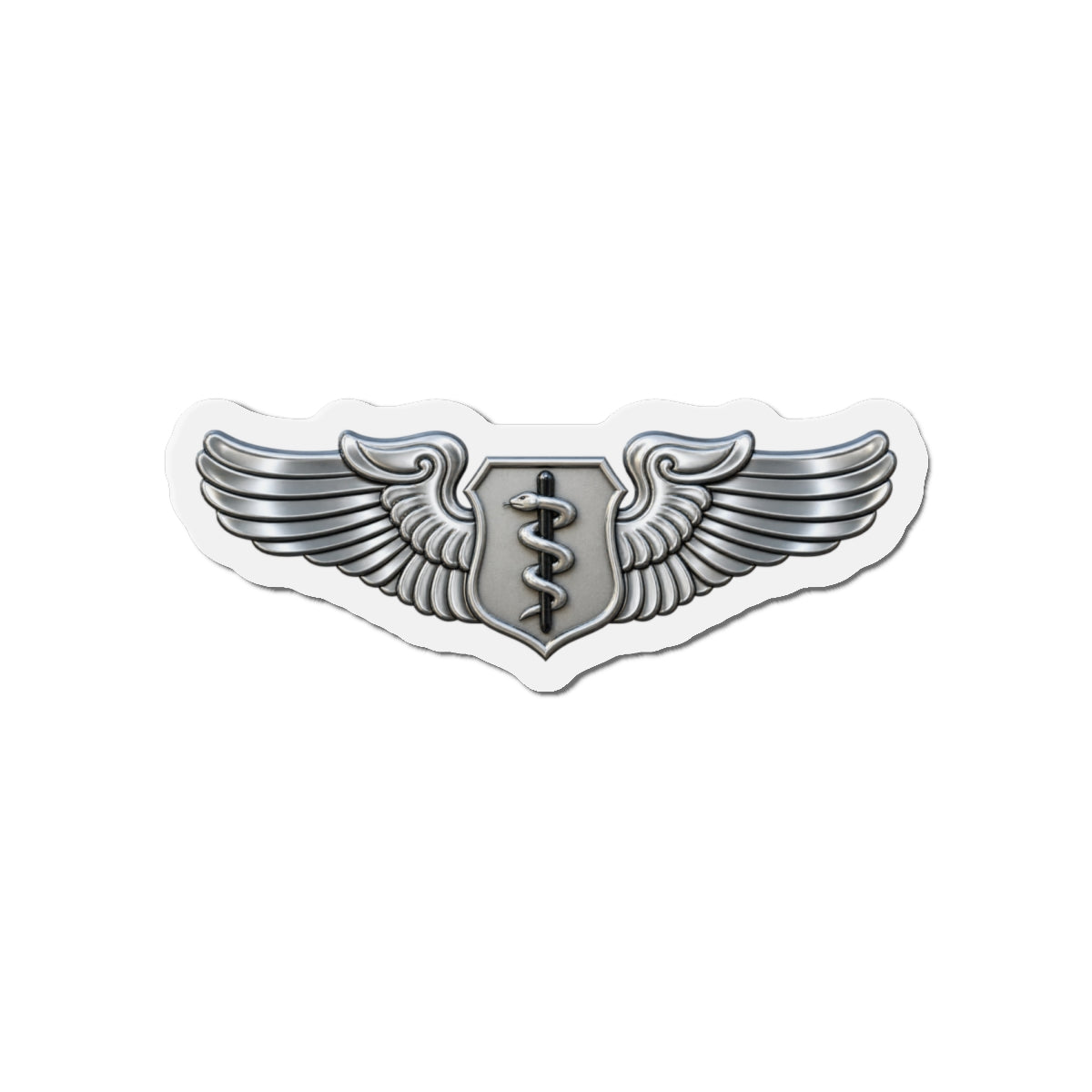 Die-Cut Magnet - USAF - Flight Surgeon Badge wo txt - 3D - Enhanced