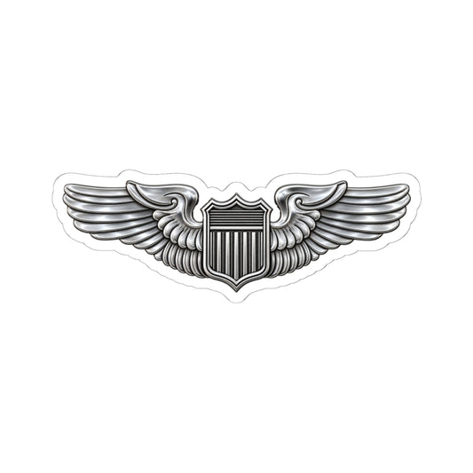 Kiss-Cut Stickers - USAF - Basic Pilot Badge wo Txt - 3D - Enhanced