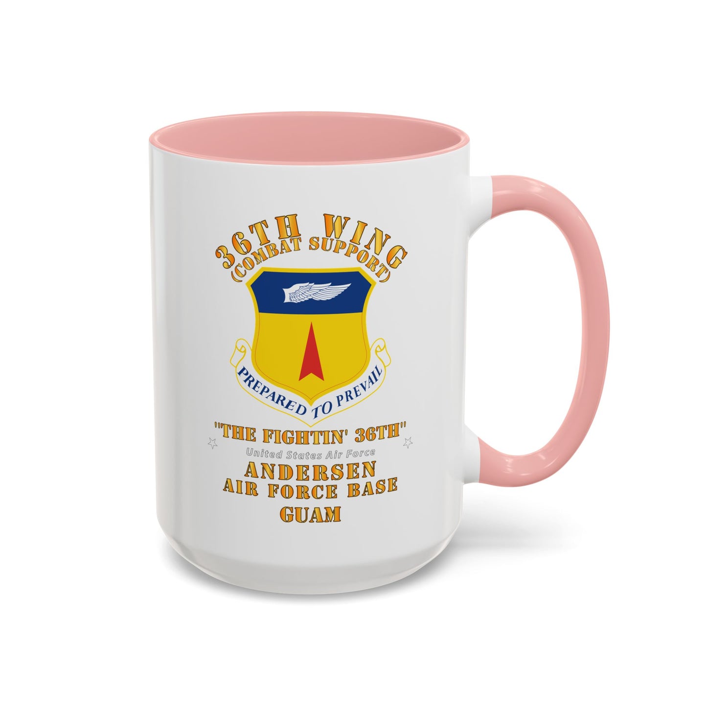 Accent Coffee Mug (11oz & 15oz) - USAF - 36th Wing - Anderson AFB - Guam