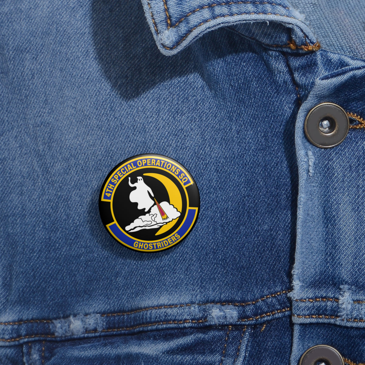 Custom Pin Button - USAF - 4th Special Operations Sq wo txt X 300