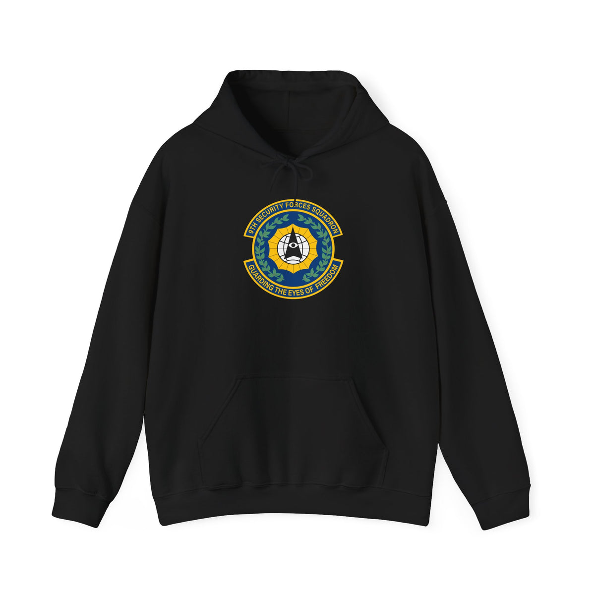 Unisex Heavy Blend Hooded Sweatshirt - USAF - 9th Security Forces Squadron wo txt X 300