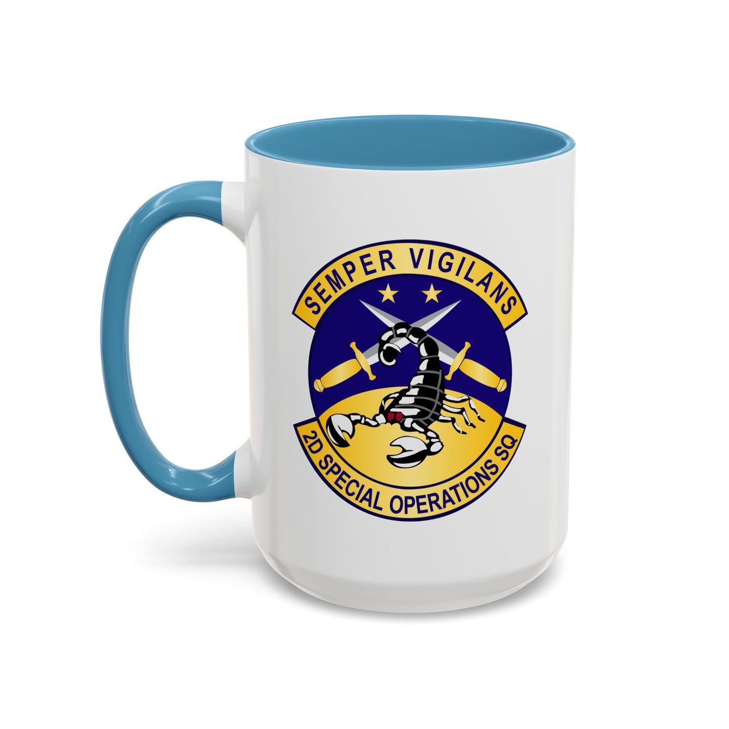 Accent Coffee Mug (11oz & 15oz) - USAFSOF - 2nd Special Operations Squadron wo Txt