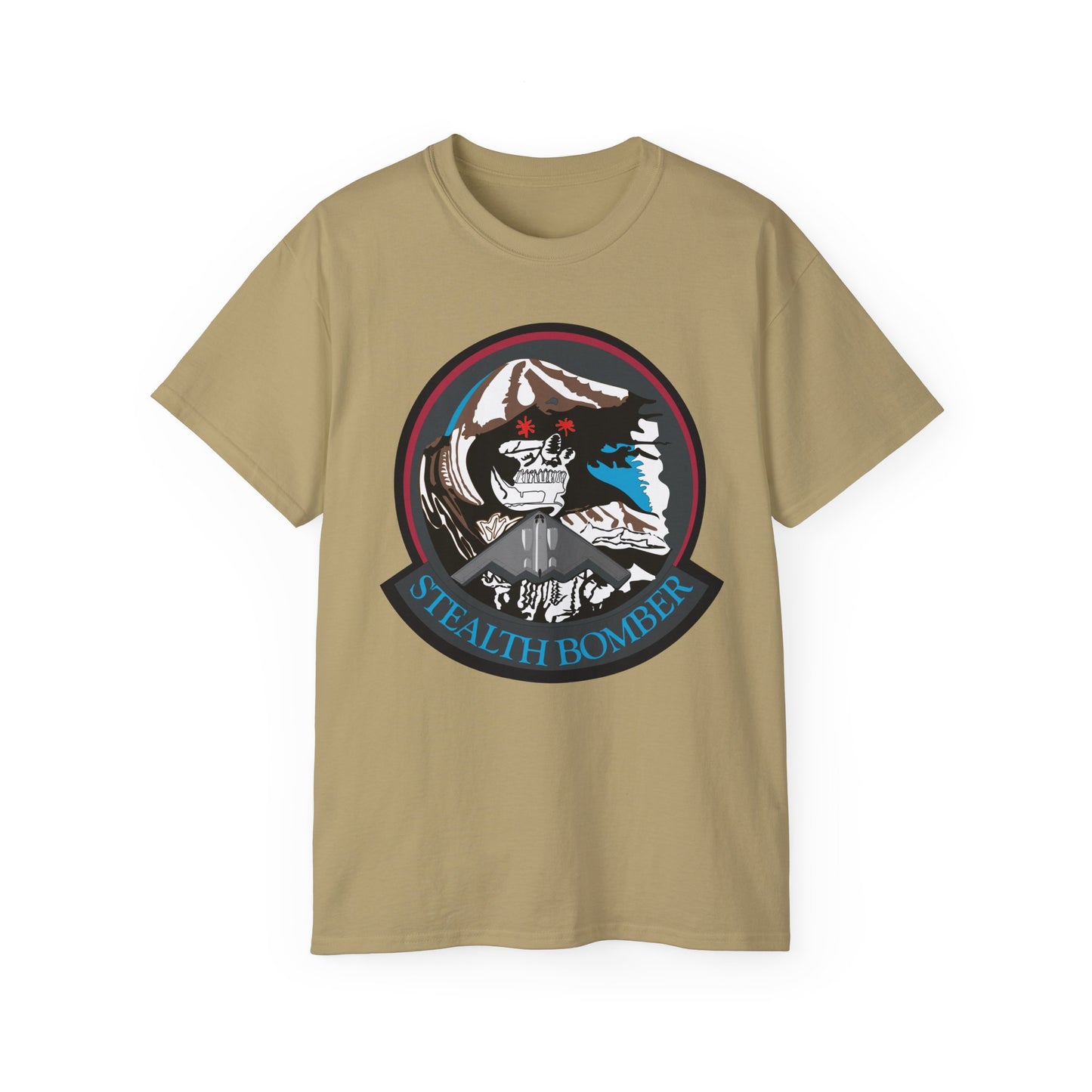 Unisex Ultra Cotton Tee - USAF - B2 - Grim Reaper - Stealth Bomber wo txt X 300