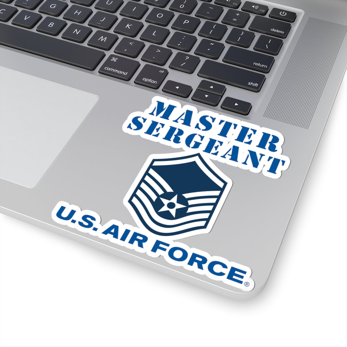 Kiss-Cut Stickers - USAF - Master Sergeant (E7a) - 2020 - US Air Force w Text X 300