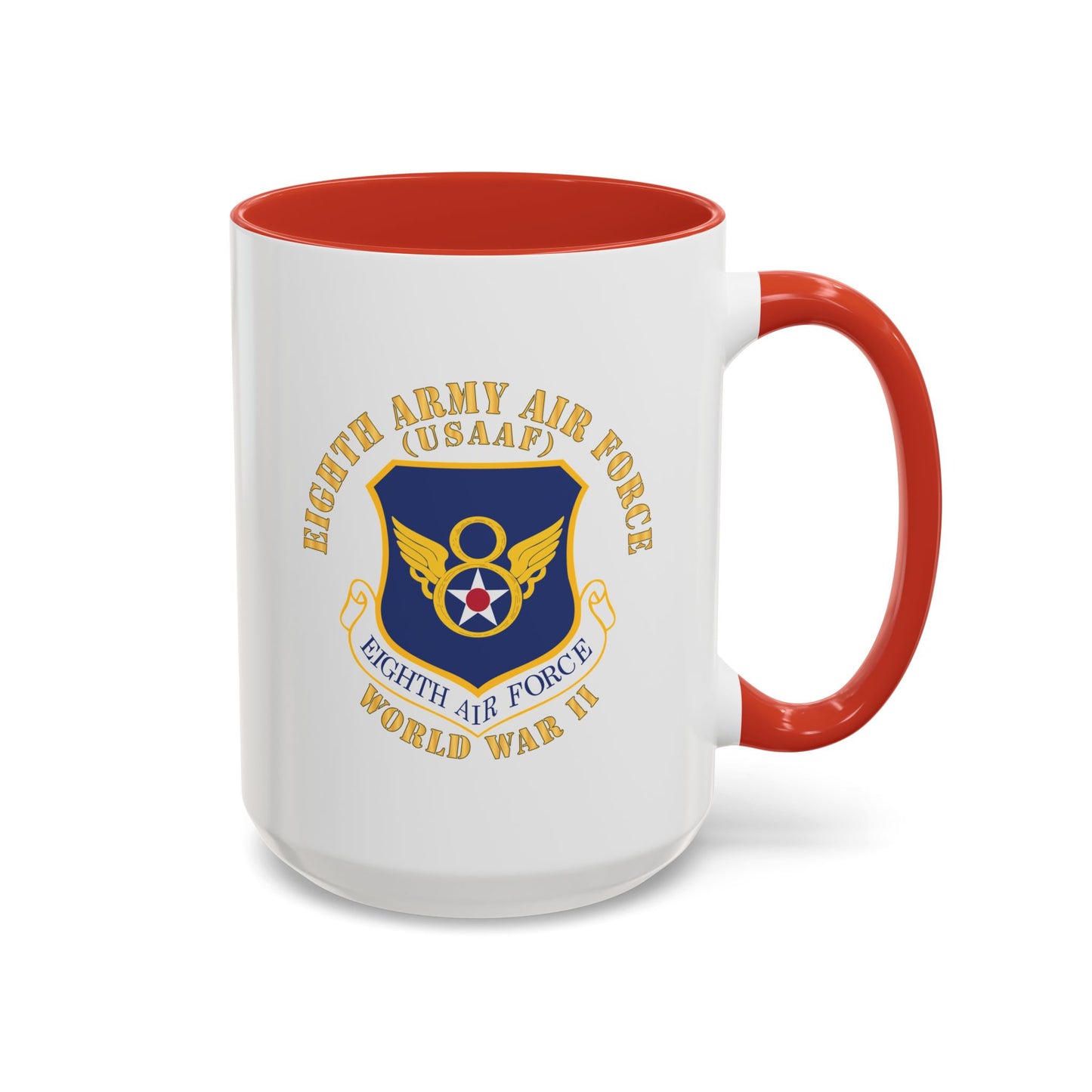 Accent Coffee Mug (11oz & 15oz) - USAF - 8th Air Force - WWII X 300
