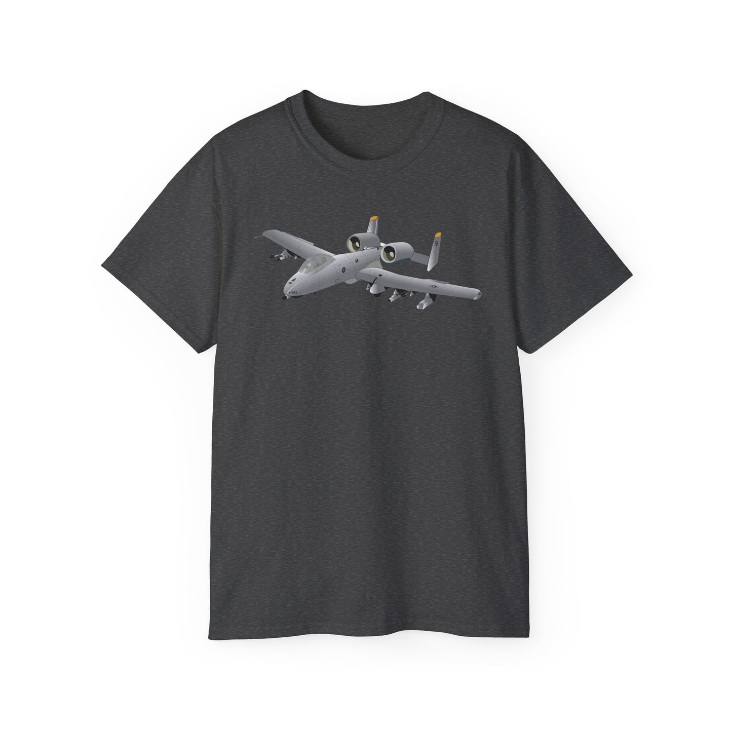 Unisex Ultra Cotton Tee - Aircraft - A10 - Front - Top - Oblique X 300