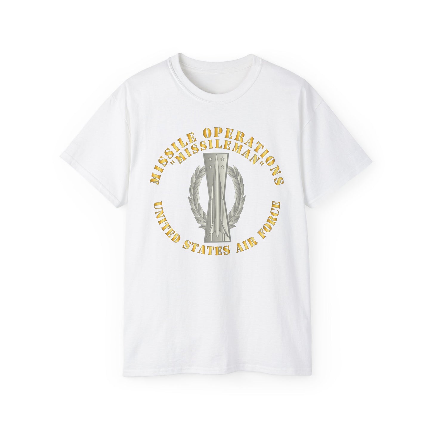 Unisex Ultra Cotton Tee - USAF - Missile Operations - Missileman - Basic