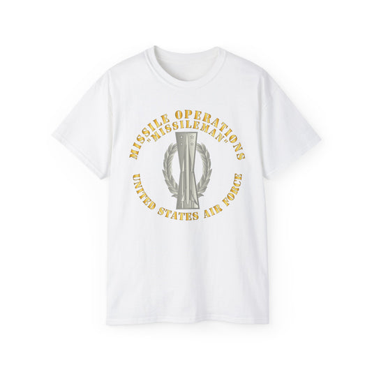 Unisex Ultra Cotton Tee - USAF - Missile Operations - Missileman - Basic