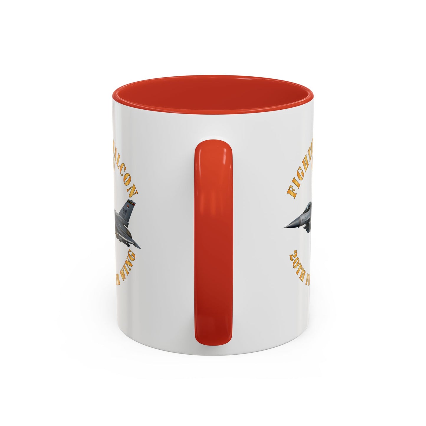 Accent Coffee Mug (11oz & 15oz) - USAF - F-16 Fighting Falcon - 20th Fighter Wing X 300