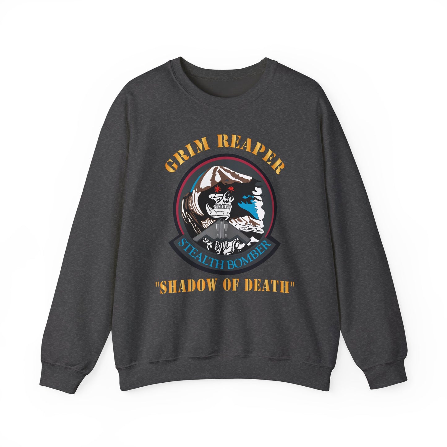 Crewneck Sweatshirt - USAF - B2 - Grim Reaper - Stealth Bomber X 300