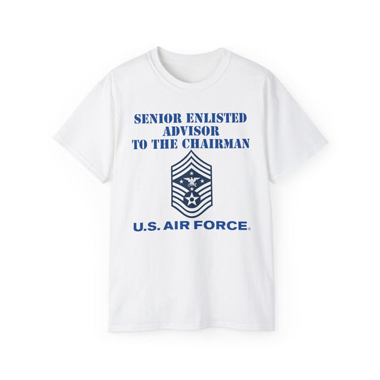 Unisex Ultra Cotton Tee - USAF - Senior Enlisted Advisor to the Chairman - 2020 - US Air Force w Text X 300