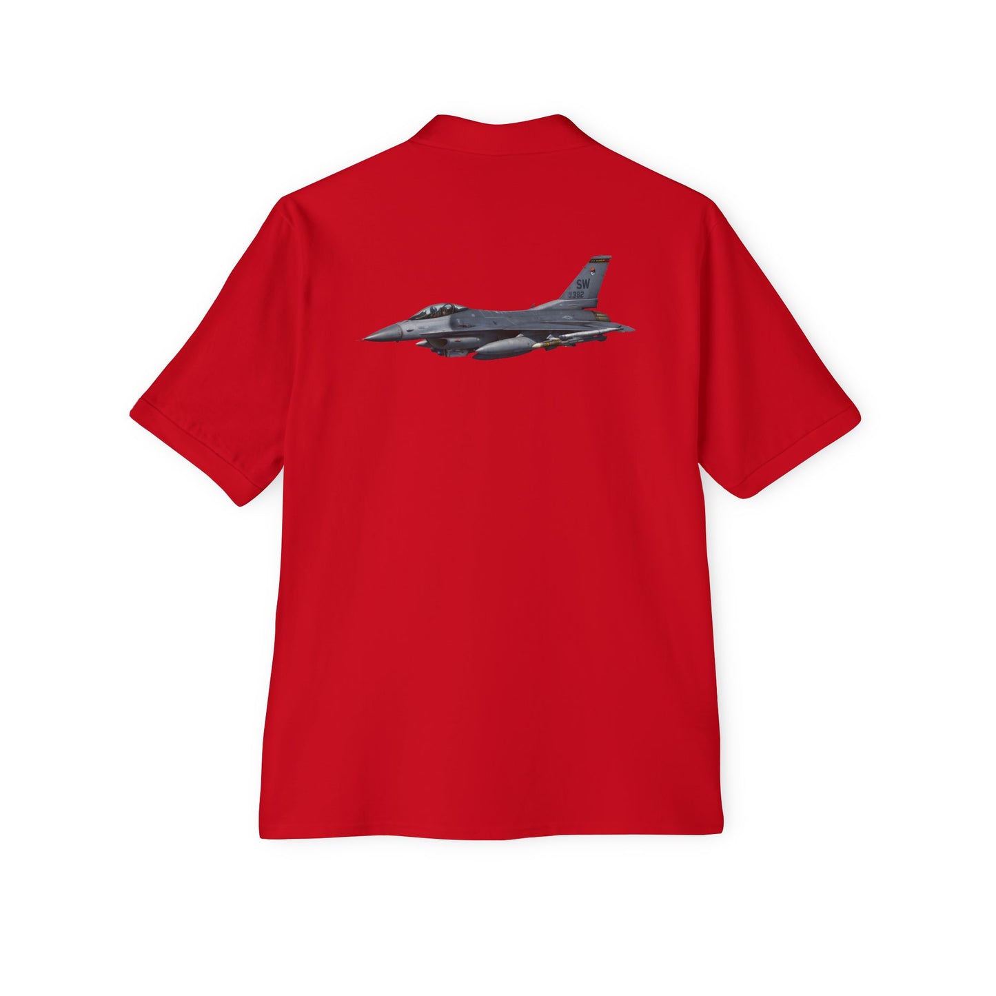 Men's Piqué Polo - USAF - F-16 Fighting Falcon wo txt X 300