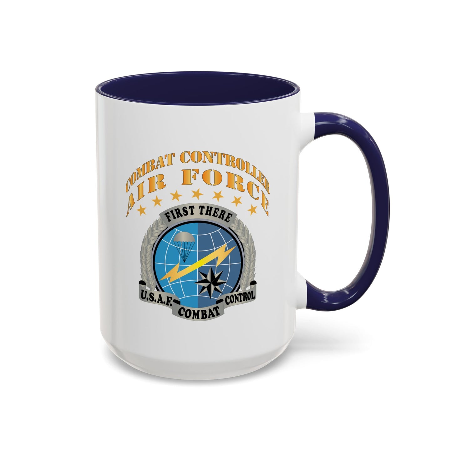 Accent Coffee Mug (11oz & 15oz) - USAF - Combat Controller X 300