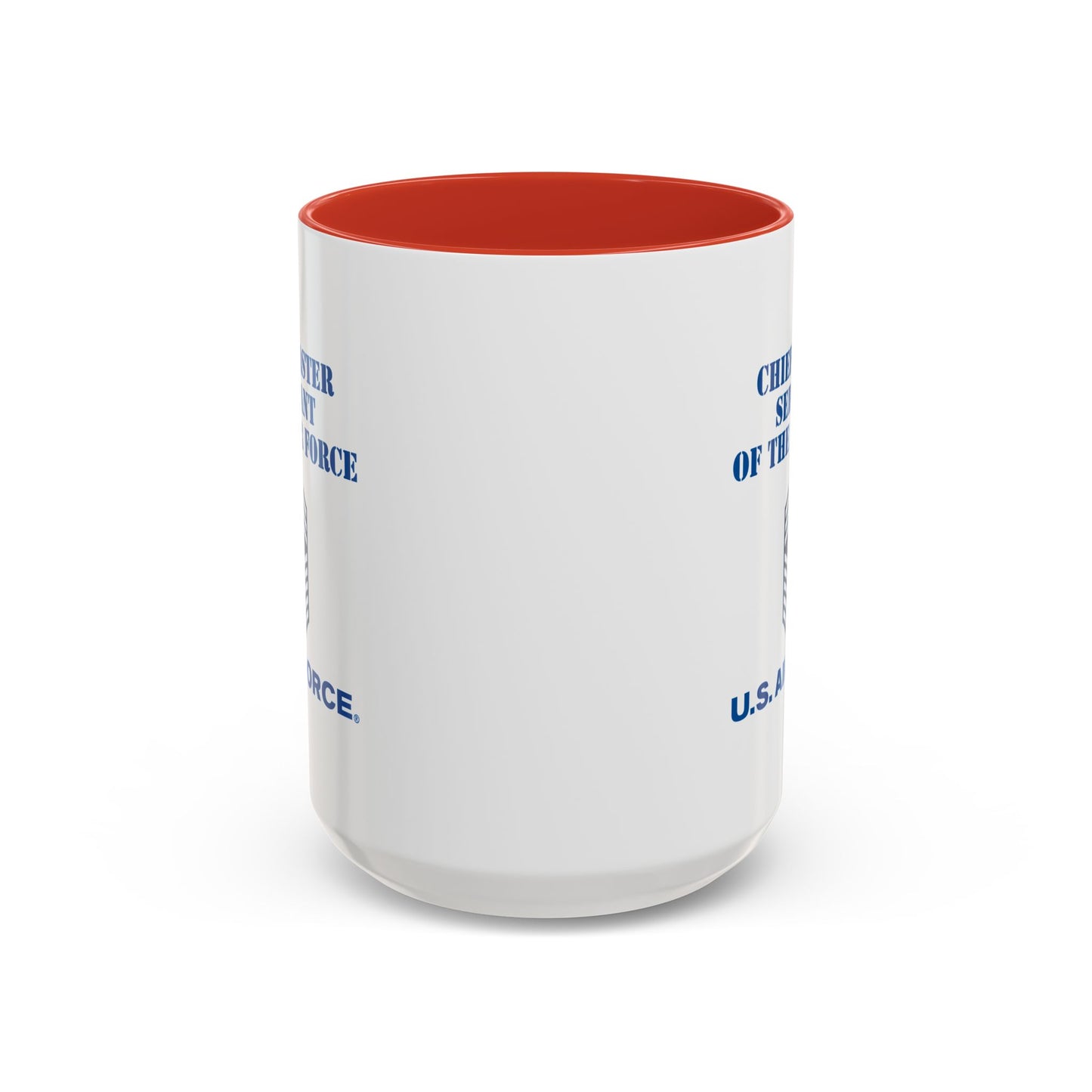 Accent Coffee Mug (11oz & 15oz) - USAF - Chief Master Sergeant of the Air Force (E9d) - US Air Force w Text X 300