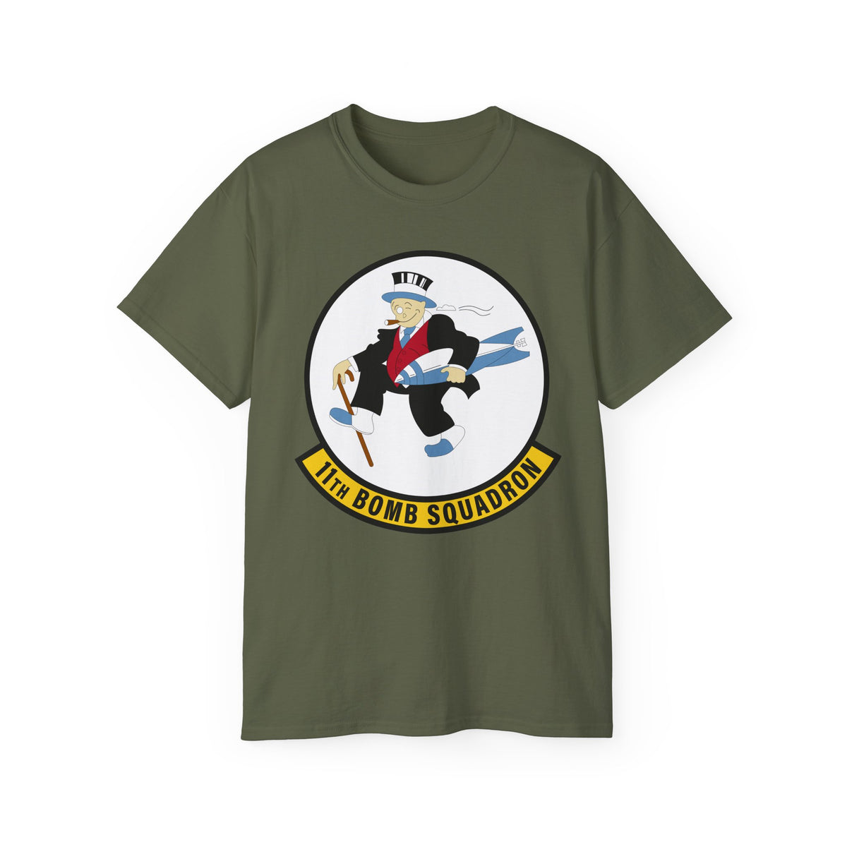 Unisex Ultra Cotton Tee - USAF - 11th Bomb Squadron wo txt