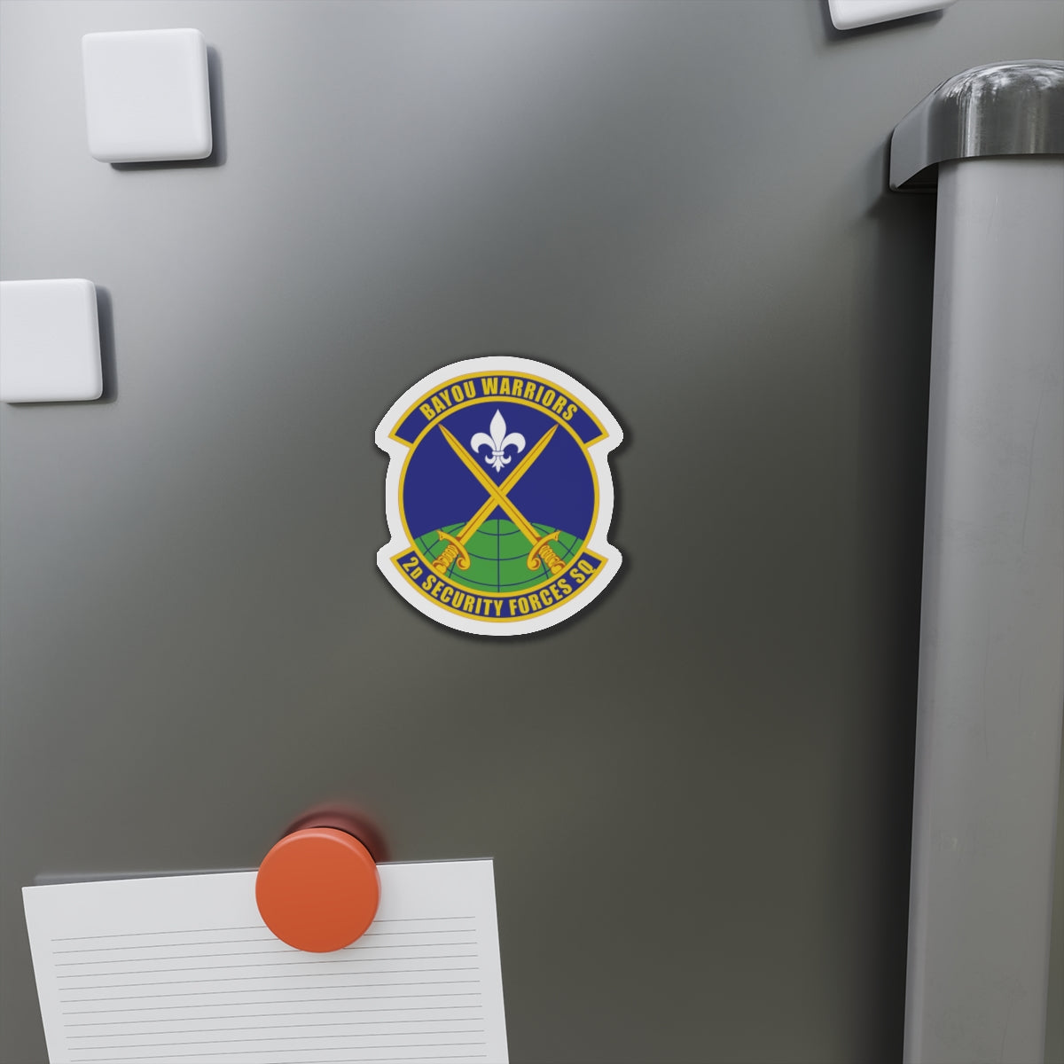 Die-Cut Magnet - USAF - 2nd Security Forces Squadron wo txt