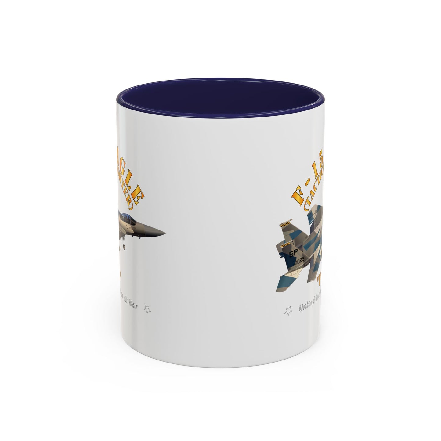 Accent Coffee Mug (11oz & 15oz) - USAF - F15 Eagle - F15