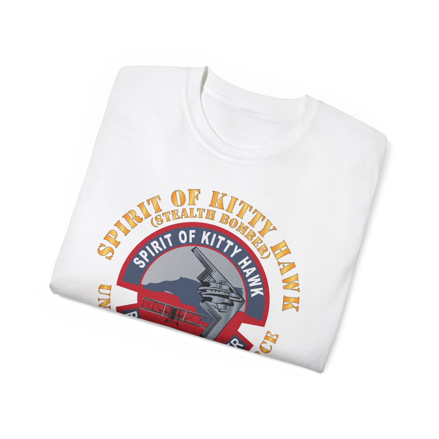 Unisex Ultra Cotton Tee - USAF - B2 - Spirit of Kitty Hawk - Stealth Bomber X 300