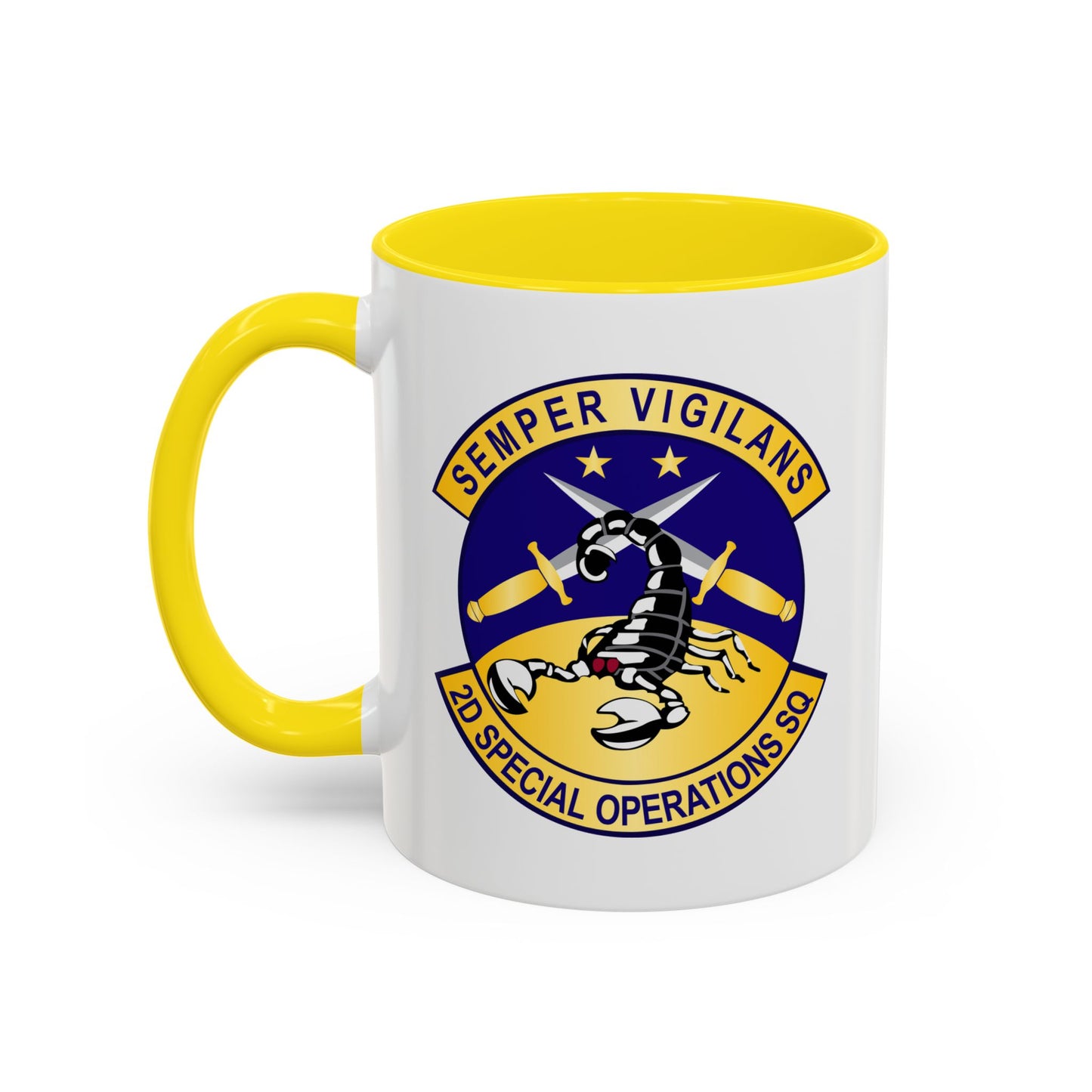 Accent Coffee Mug (11oz & 15oz) - USAFSOF - 2nd Special Operations Squadron wo Txt