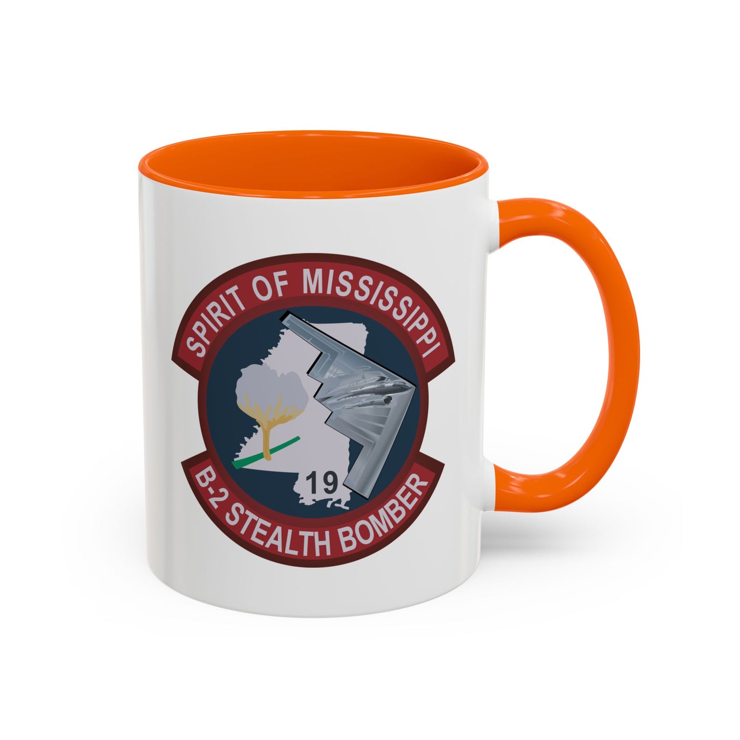 Accent Coffee Mug (11oz & 15oz) - USAF - B2 - Spirit of Mississippi - Stealth Bomber wo txt X 300