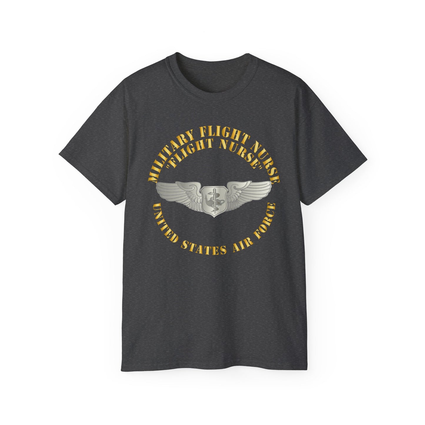 Unisex Ultra Cotton Tee - USAF - Military Flight Nurse - Flight Nurse - Basic