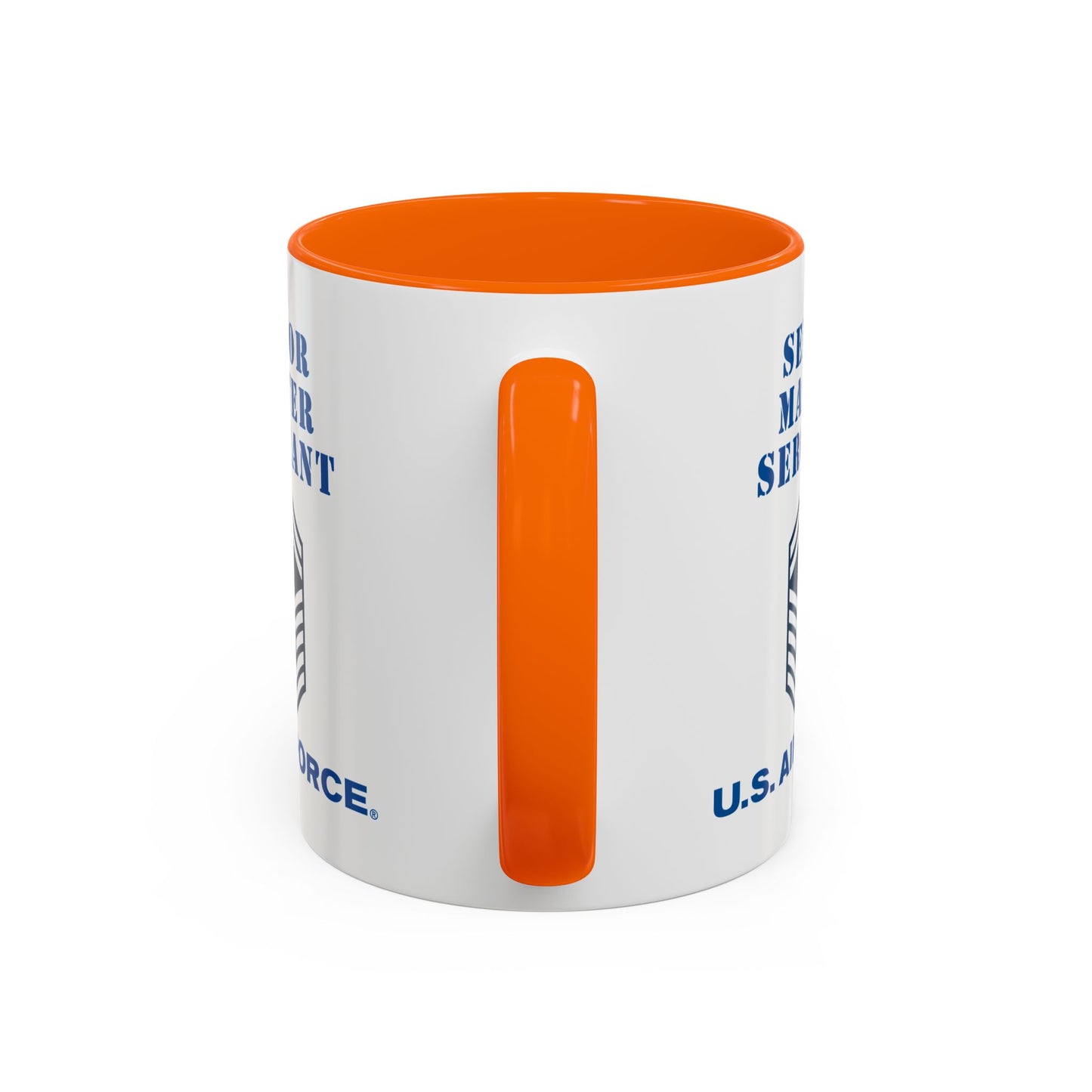 Accent Coffee Mug (11oz & 15oz) - USAF - Senior Master Sergeant (E8a) - 2020 - US Air Force w Text X 300