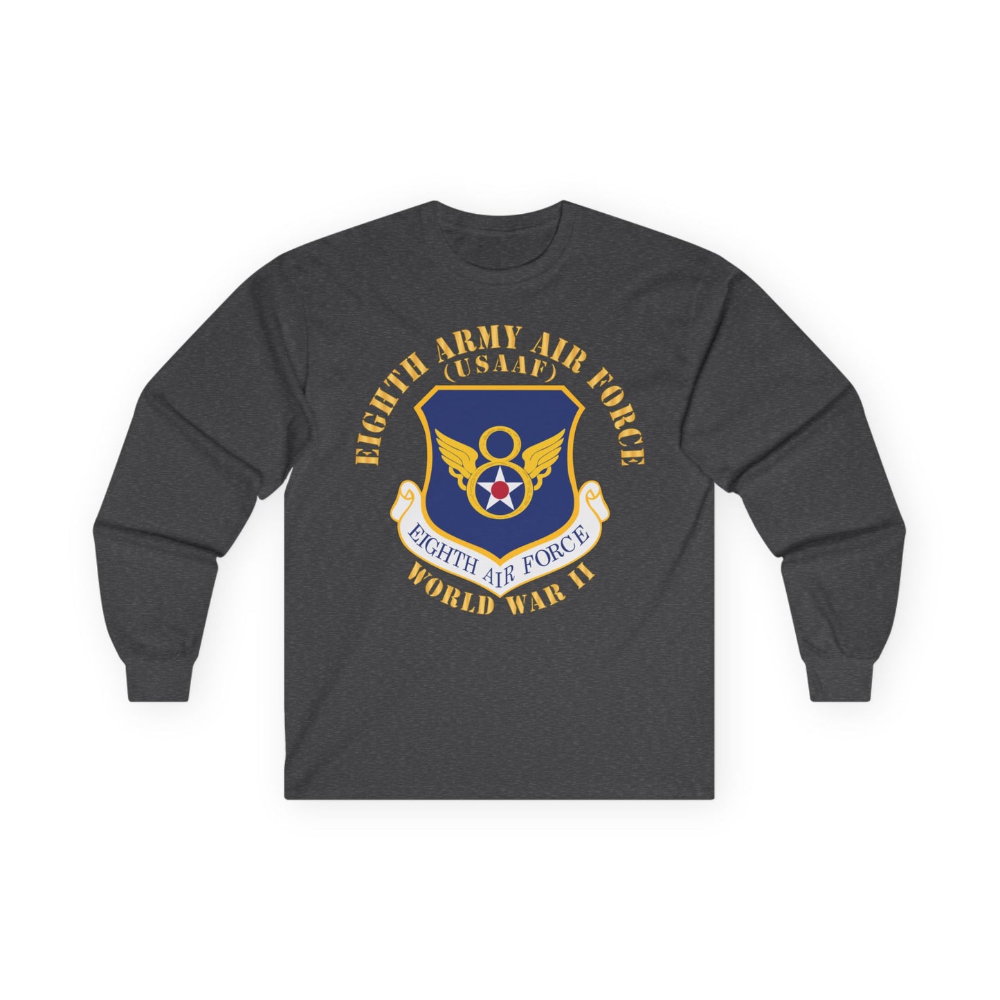 Unisex Ultra Cotton Long Sleeve Tee - USAF - 8th Air Force - WWII X 300