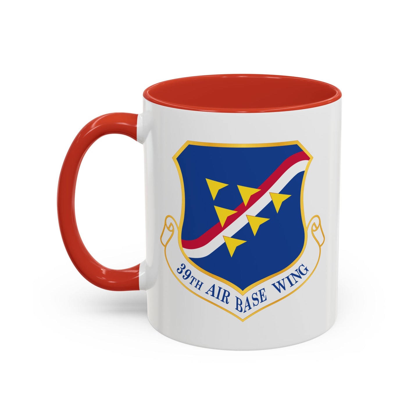 Accent Coffee Mug (11oz & 15oz) - USAF - 39th Airbase Wing wo Txt