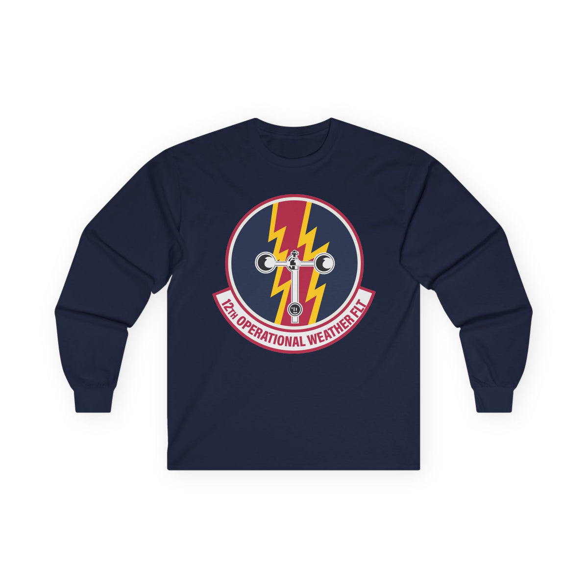 Unisex Ultra Cotton Long Sleeve Tee - USAF - 12th Operational Weather Flight wo txt