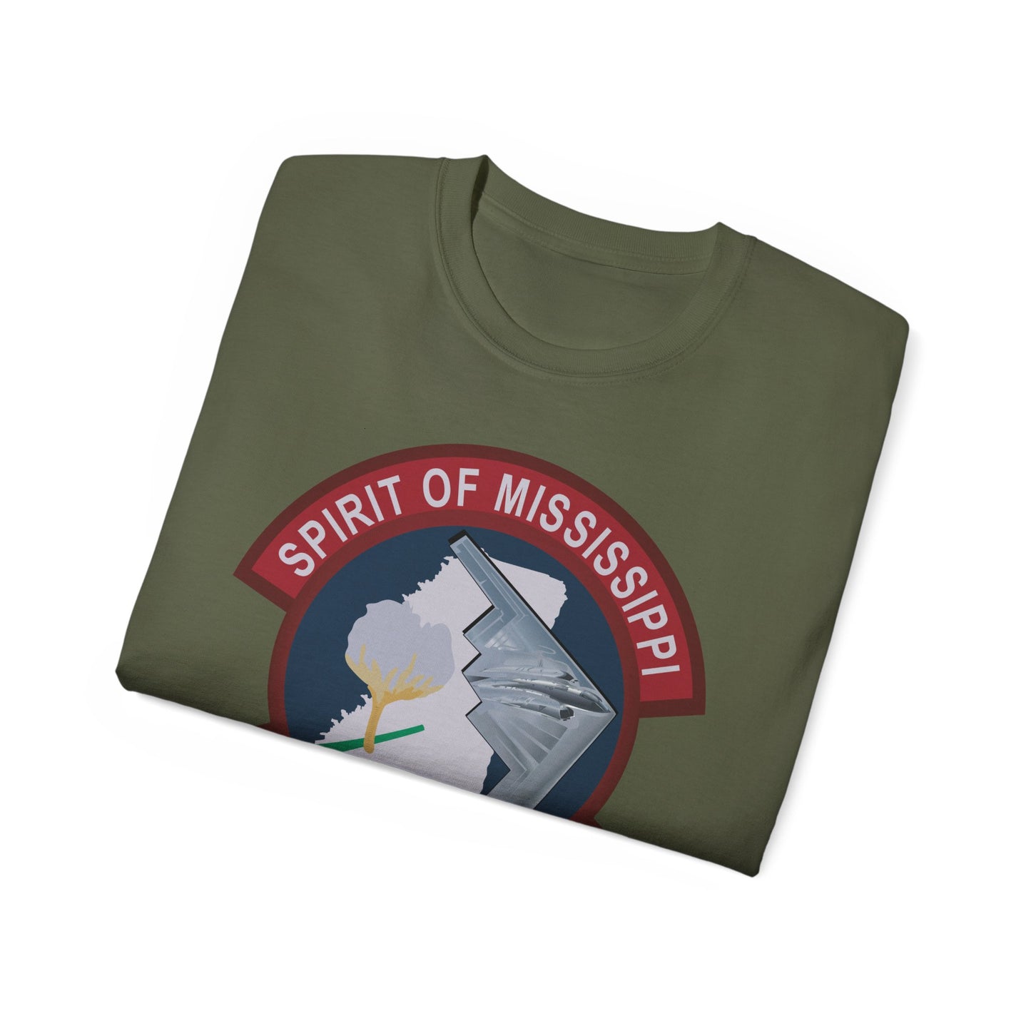 Unisex Ultra Cotton Tee - USAF - B2 - Spirit of Mississippi - Stealth Bomber wo txt X 300