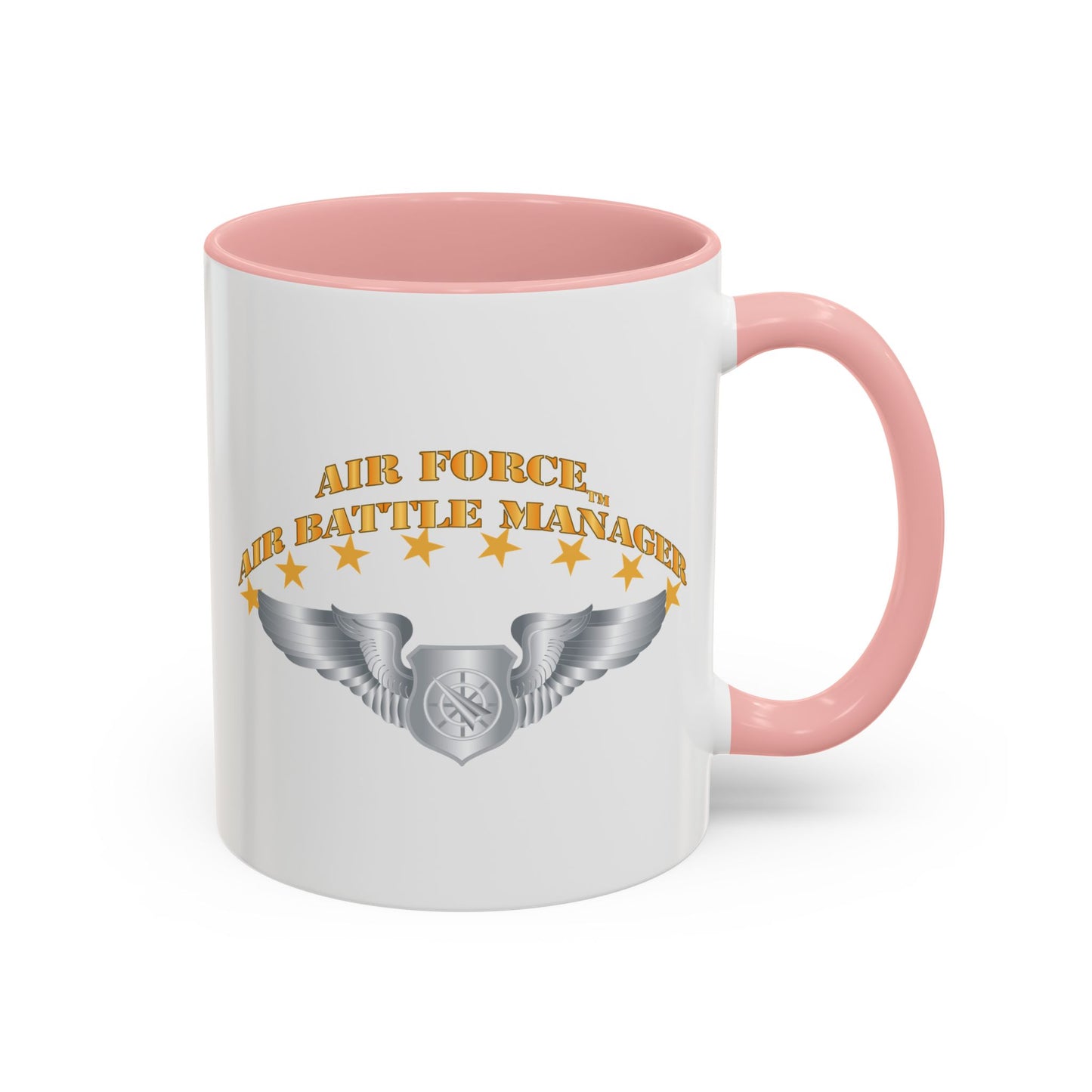 Accent Coffee Mug (11oz & 15oz) - USAF - Air Battle Manager - Basic Wings X 300