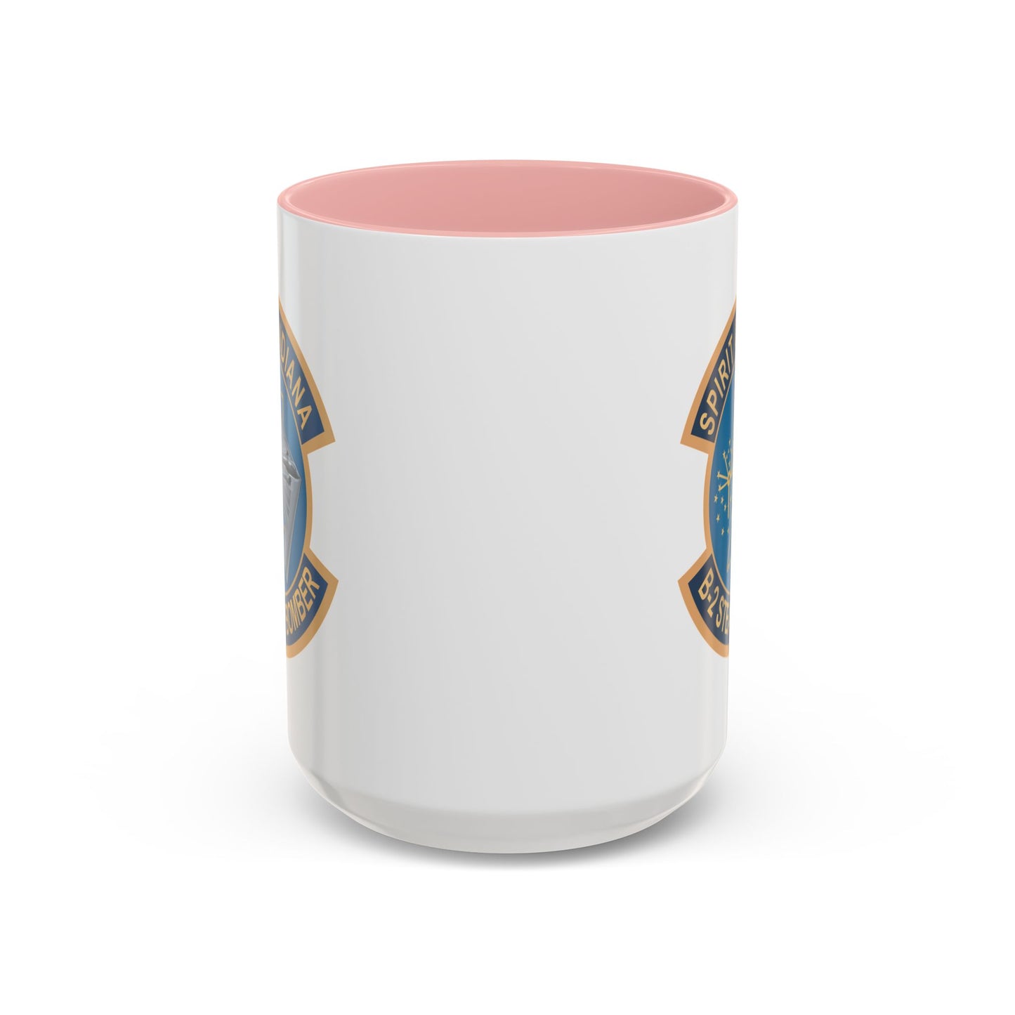 Accent Coffee Mug (11oz & 15oz) - USAF - B2 - Spirit of Indiana - Stealth Bomber wo txt X 300